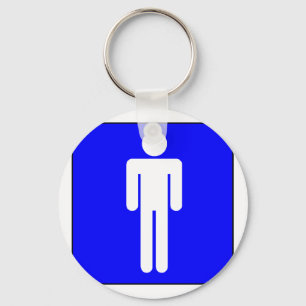 Das Symbol der Männer Schlüsselanhänger