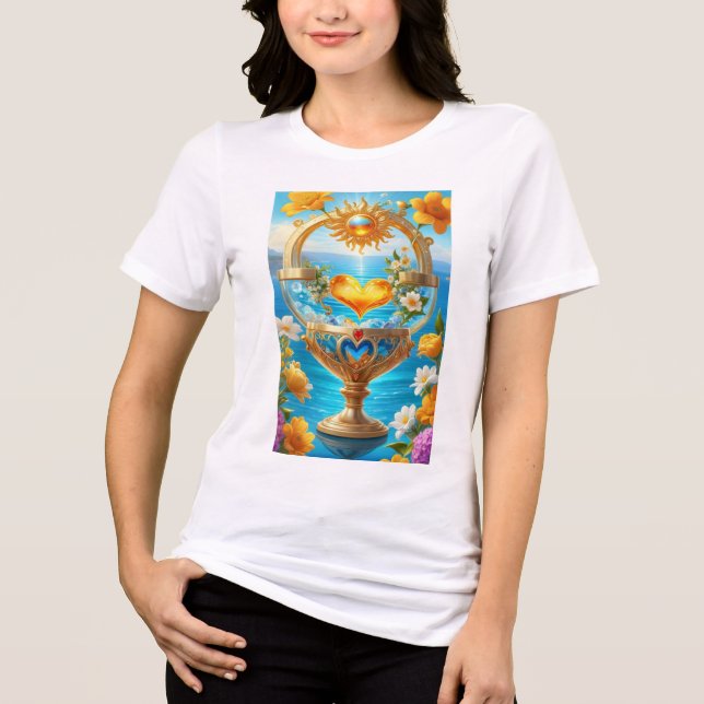 Das Symbol des Wohlstands Tri-Blend Shirt (Vorderseite)