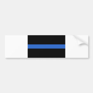 Das Symbol für die Solidarität der Polizei der "bl Autoaufkleber