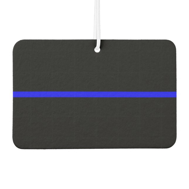 Das symbolische Thin Blue Line-Konzept Autolufterfrischer (Vorderseite)