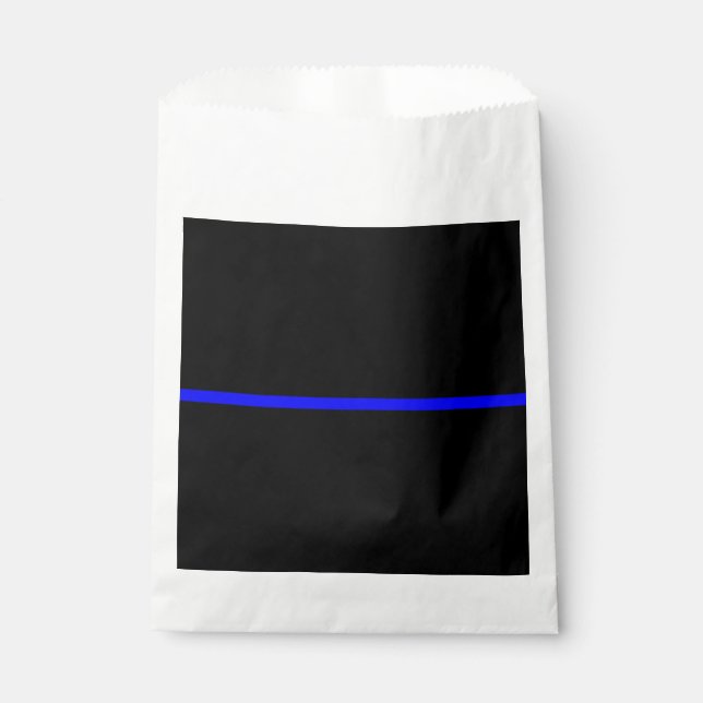 Das symbolische Thin Blue Line-Konzept Geschenktütchen (Vorderseite)