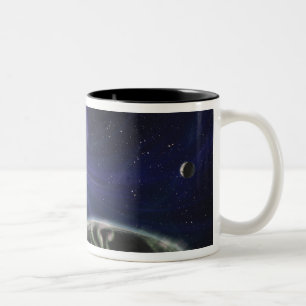Das System des pulsaren Planeten Zweifarbige Tasse