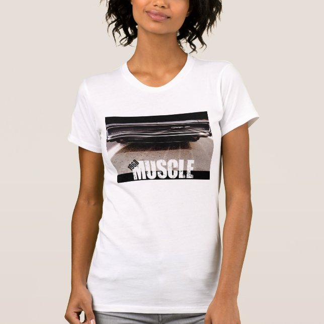 Das T-Shirt 1968 Muskel-Frauen (Vorderseite)
