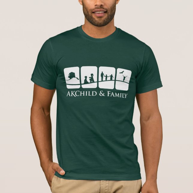 Das T-Shirt AK der Kinder-u. Familien-Männer (Vorderseite)