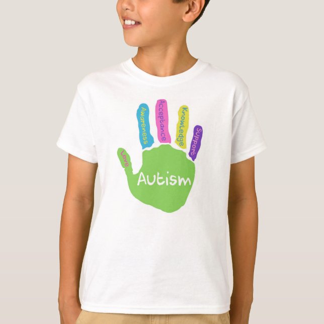 Das T-Shirt der Autismus-Bewusstseins-Kinder! (Vorderseite)