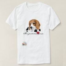 Das T-Shirt der Beagle-Männer