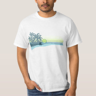 Das T-Shirt der großen Sonnenuntergang-Männer