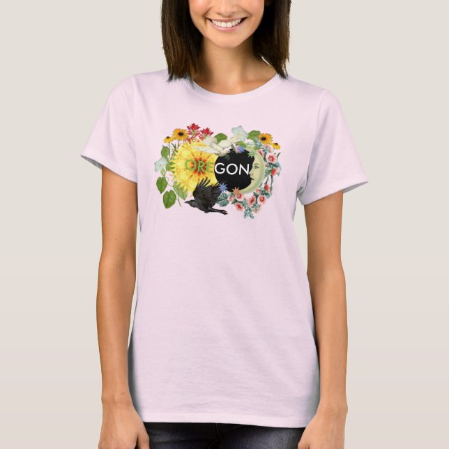 Das T-Shirt der Oregon-Sonnenfinsternis-Frauen (Vorderseite)