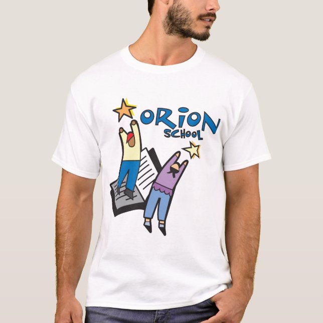 Das T-Shirt der Orions-Schulmänner (Vorderseite)
