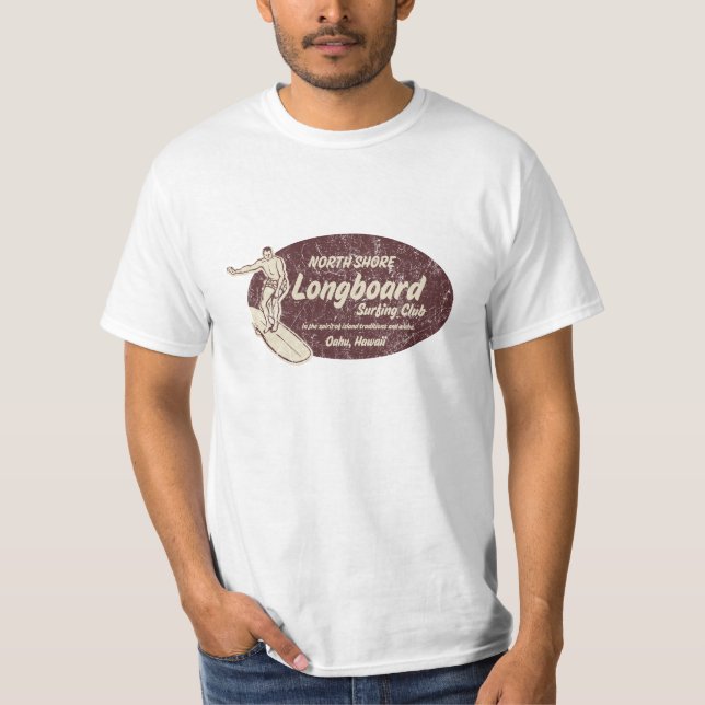Das T-Shirt der Verein-surfenden Männer (Vorderseite)