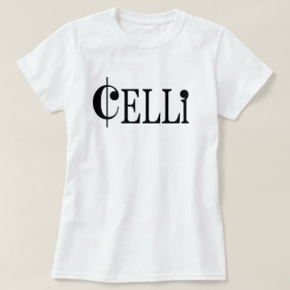 Das T-Shirt der weiße Celli-grundlegenden Frau