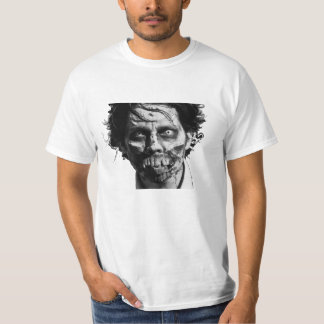 Das T-Shirt der Zombie-Gesichts-Männer
