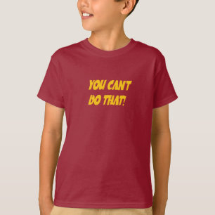 Das T-Shirt des Kindes kannst du nicht machen
