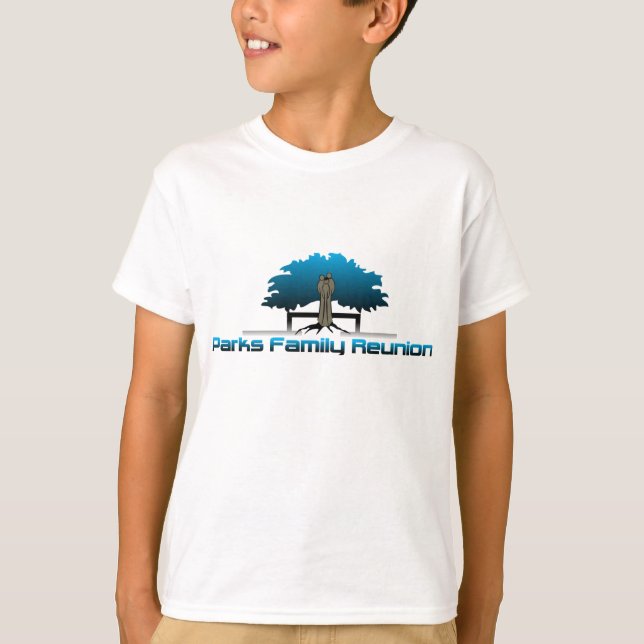 Das T-SHIRT des Park-Familien-Wiedersehen-Kindes (Vorderseite)