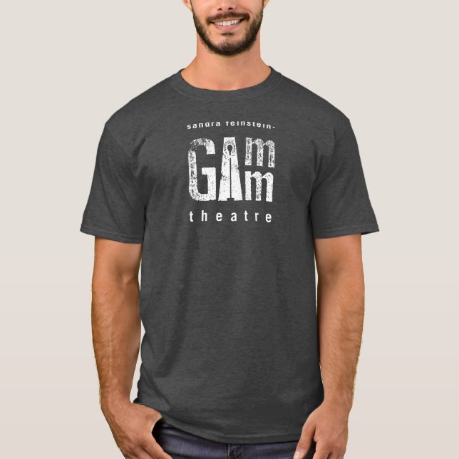 Das T-Shirt-Heide-Grau der Gamm Theater-Männer T-Shirt (Vorderseite)