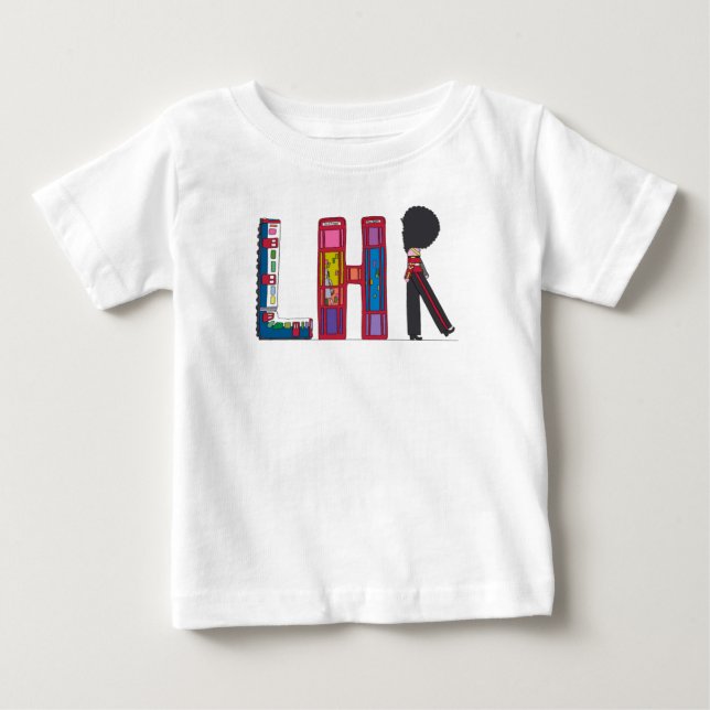 Das T-Shirt | LONDON, GB (LHR) des Babys (Vorderseite)