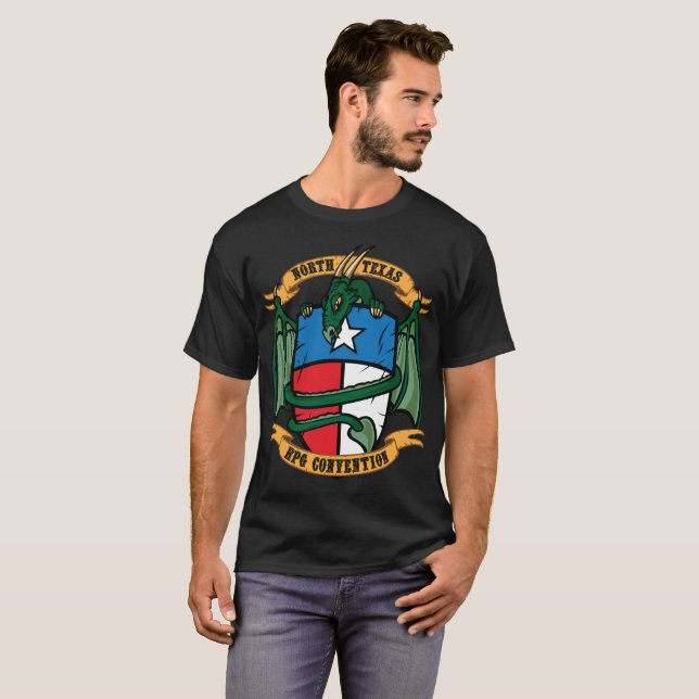 Das T-Shirt NTRPGCon Männer (Vorne ganz)