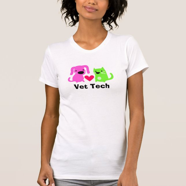 Das T-Shirt Tierarzttechs (Vorderseite)