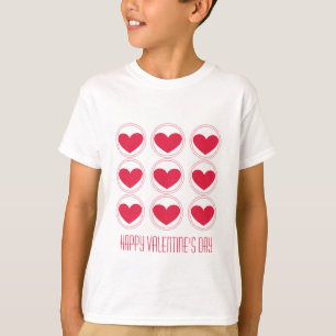 Das T-Stück des Mod-Herzenvalentine-Mädchens, T-Shirt