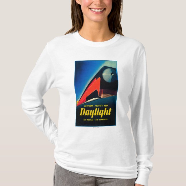 Das Tageslicht-Zug-fördernde Plakat T-Shirt (Vorderseite)