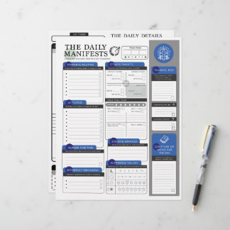 Das tägliche Manifest - Christliche Planung & Gebe Briefbogen