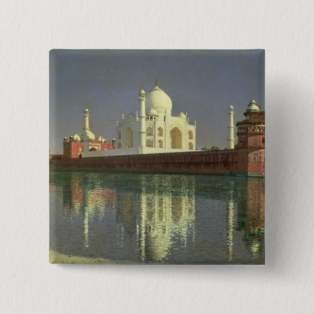 Das Taj Mahal, 1874-76 Button (Vorderseite)