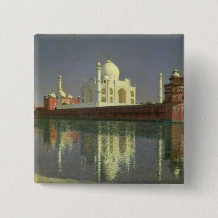 Das Taj Mahal, 1874-76 Button