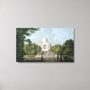 Das Taj Mahal, Agra, vom Garten Leinwanddruck
