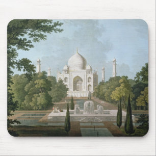 Das Taj Mahal, Agra, vom Garten Mousepad
