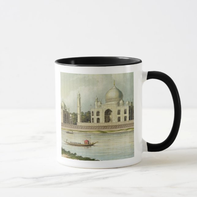 Das Taj Mahal, Grab des Kaisers Shah Jehan und Tasse (Rechts)