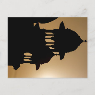 Das Taj Mahal in Indien Postkarte