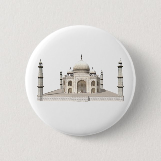 Das Taj Mahal: Modell 3D: Button (Vorderseite)