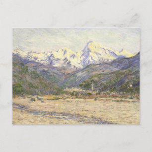 Das Tal der Nervia Claude Monet Postkarte