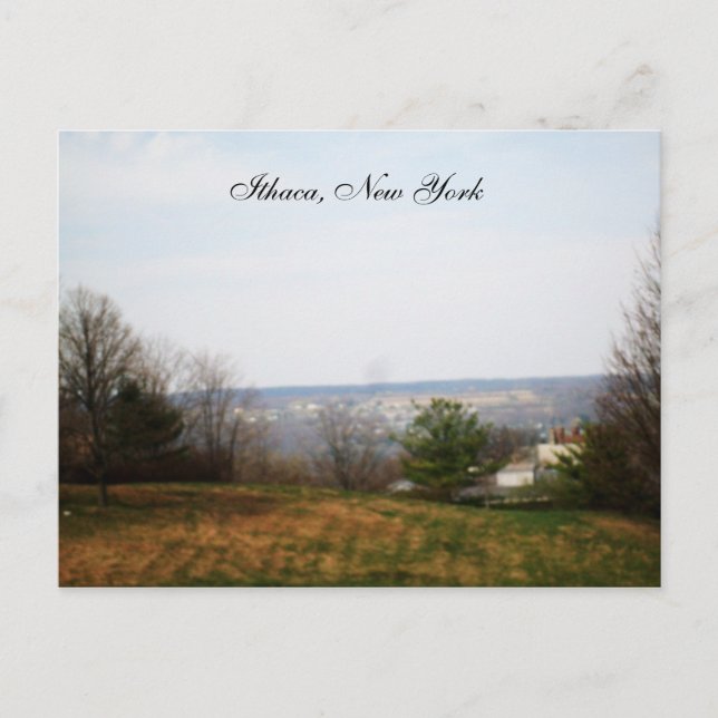 DAS TAL ITHACA, Postkarte NEW YORK (Vorderseite)