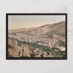 Das Tal von Napulus, (d.h. Nablus), Heiliges Land Postkarte