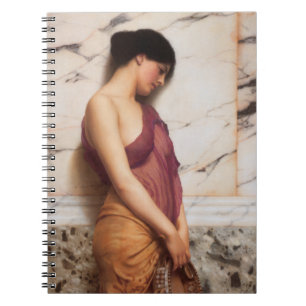 Das Tambourine Girl von John William Godward Notizblock