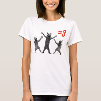 das Tanzen der Katzen entspricht drei nc T-Shirt