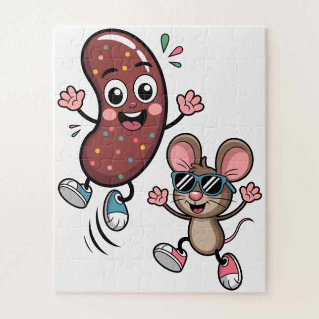 Das tanzende Duo Puzzle Art (Vertikal)