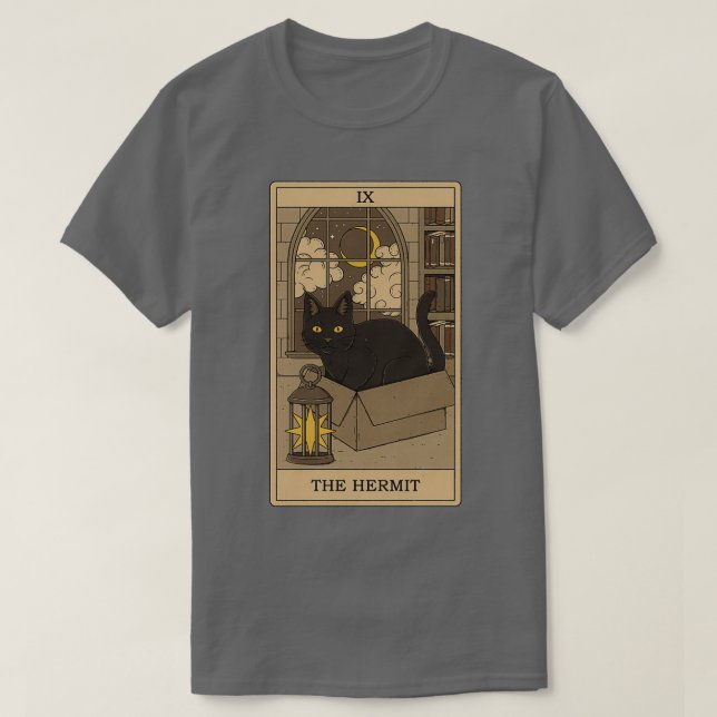Das Tarot der Hermit Cats T-Shirt (Design vorne)