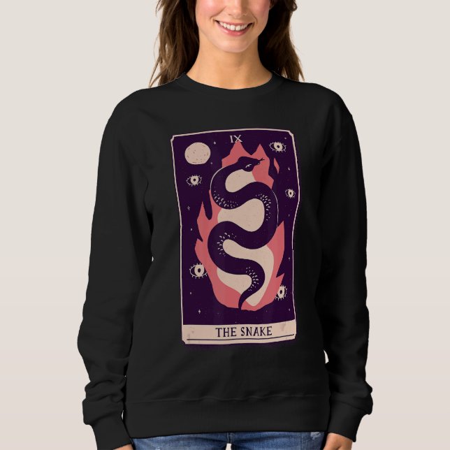 Das Tarot der Schlangenflamme Sweatshirt (Vorderseite)