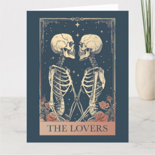 Das Tarot Lovers Dankeskarte