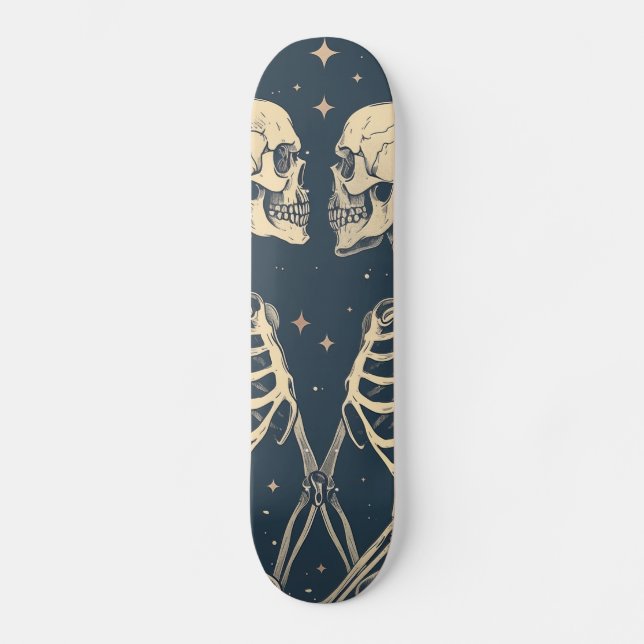 Das Tarot Lovers Skateboard (Vorderseite)