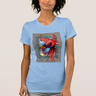Das Tarot von Scharlachrot und Hermit - Papagei T-Shirt