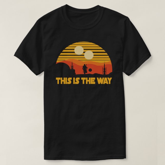 das Tatooine Clone War Classic T - Shirt Geschenk  (Design vorne)