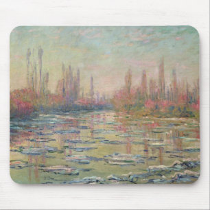 Das Tauwetter auf der Seine, nahe Vetheuil, 1880 Mousepad