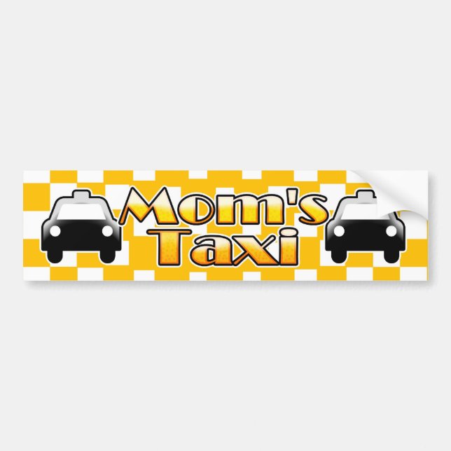 Das Taxi-Autoaufkleber-Auto-Auto-Abziehbild der Autoaufkleber (Vorne)