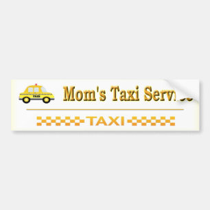 Das Taxi-Service der Mama Autoaufkleber