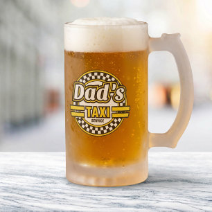 Das Taxi-Service des Vatis Mattglas Bierglas