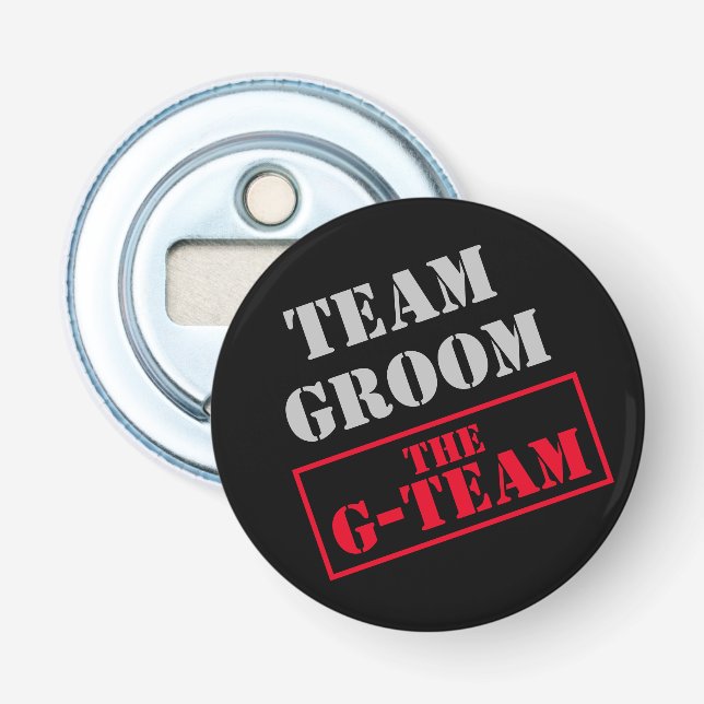 Das Team der G-Teams Flaschenöffner (Vorderseite)