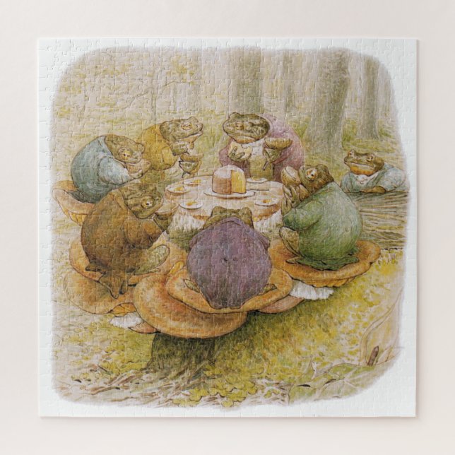 Das Tee-Party der Toads (von Beatrix Potter) (Vertikal)